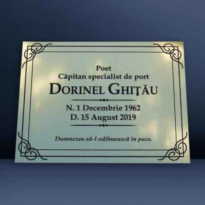 Placuță aurie pentru cruce – de la 110 lei