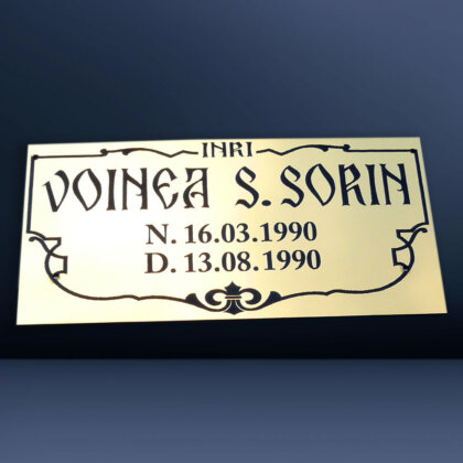 Placuță aurie pentru cruce – de la 85 lei